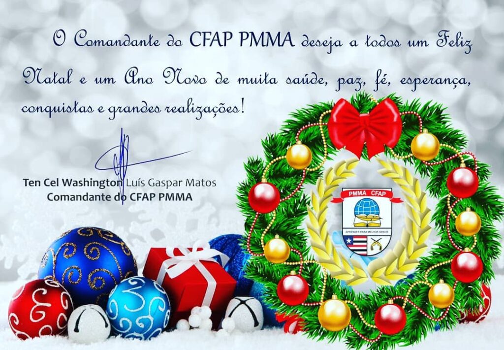 Feliz Natal e um Próspero Ano Novo! – CFAP PMMA